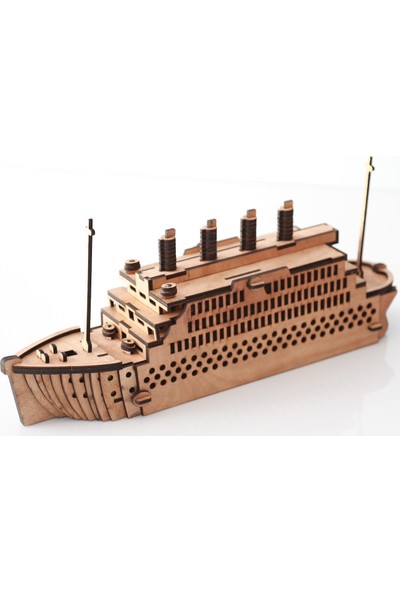 Emodello Dekoratif Ahşap Titanik Gemisi Maketi