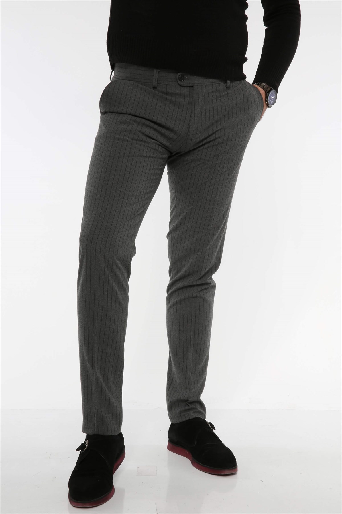 Erkek Pantolon Gri
